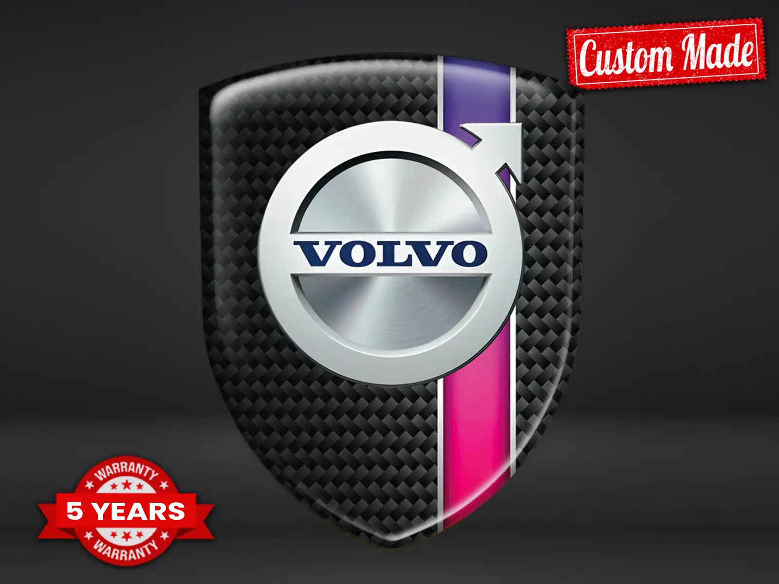 Volvo Emblemas Auto Personalizados Resistentes Universal